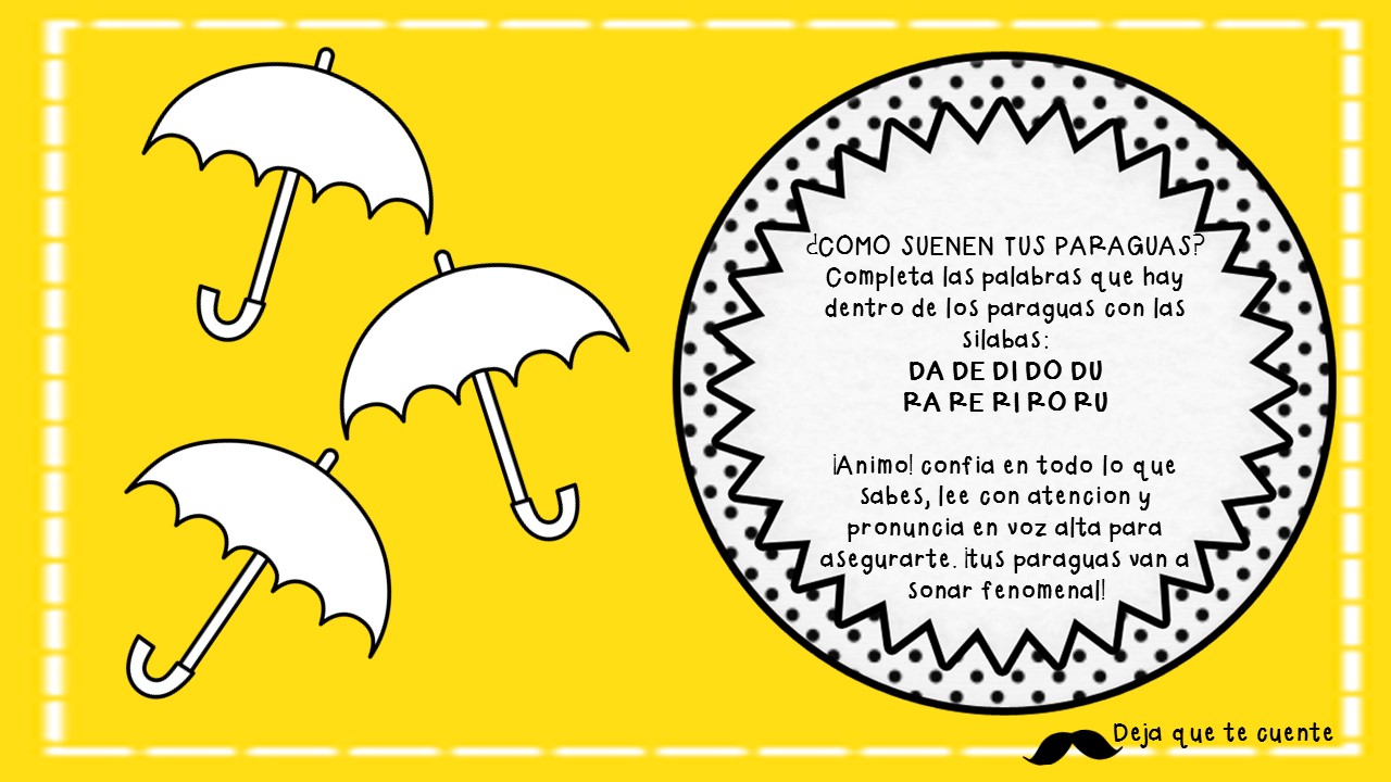 Deja que Paraguas sonoros