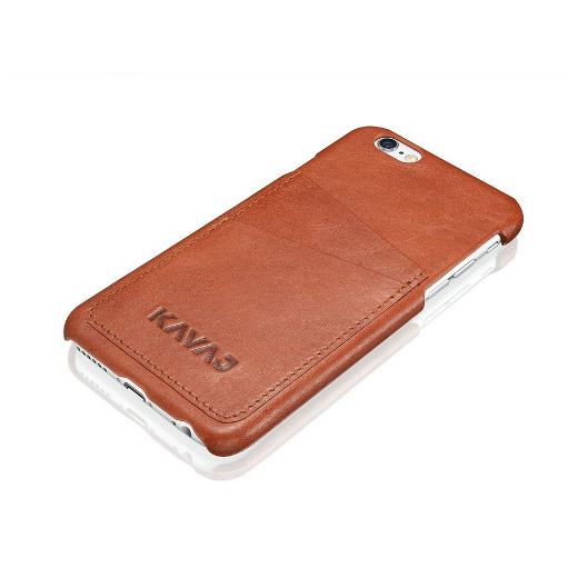 KAVAJ leather case back cover 'Tokyo' for the iPhone 6 4.7 inch cognac brown - image