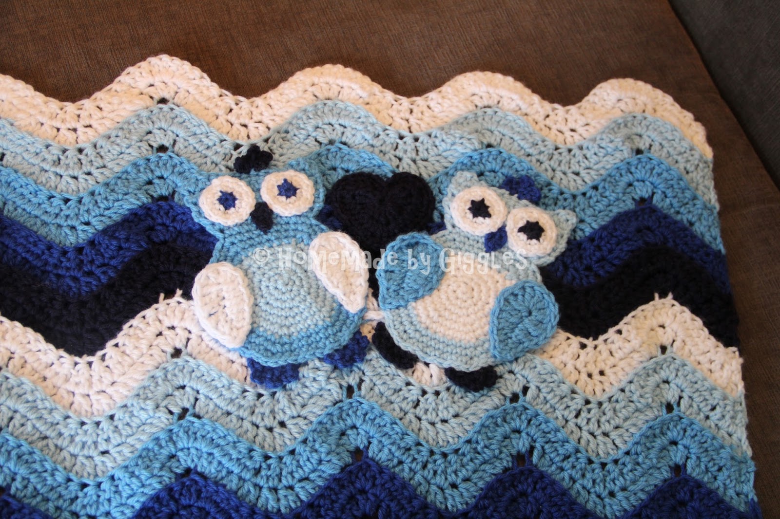 Homemade by Giggles Ocean Waves Blanket
