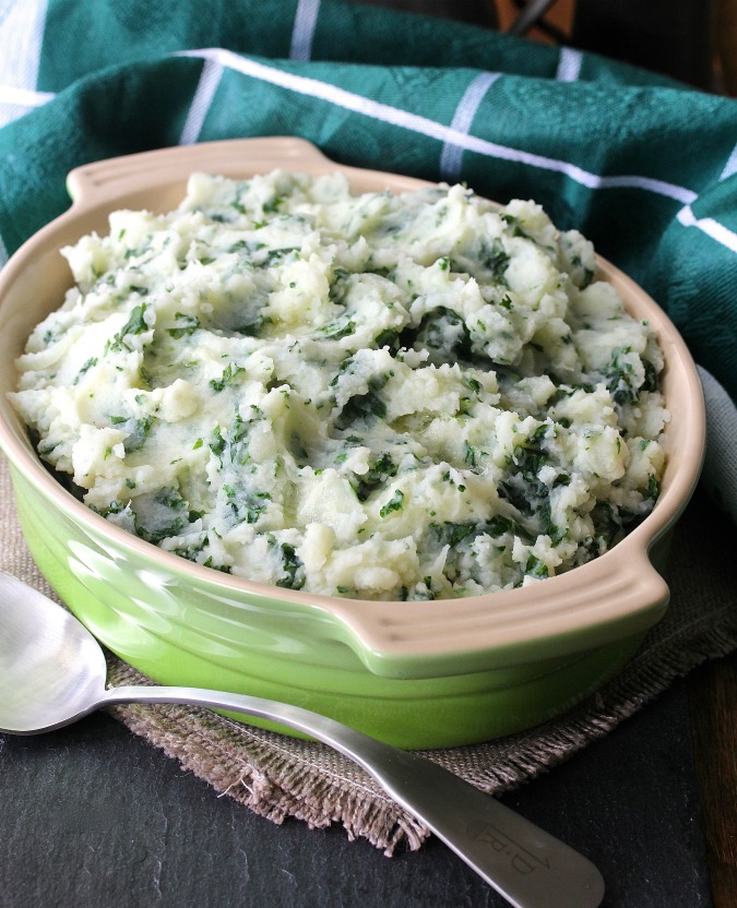 Colcannon Irish Mashed Potatoes with Kale Karen's Kitchen Stories