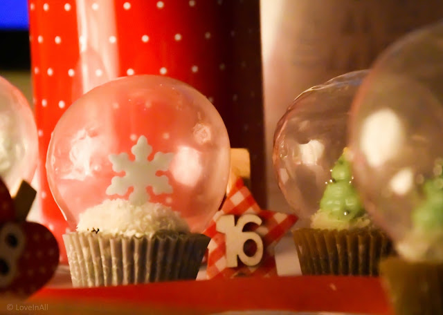 Cupcakes mit Schneekugel von Loveinall