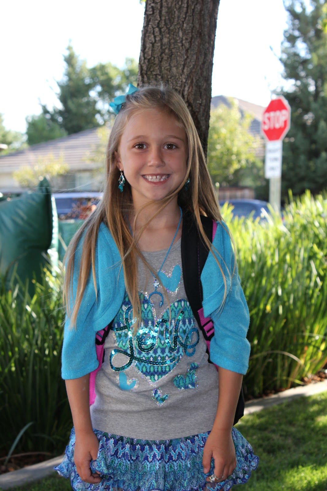 Sillybonzos Blog Spot: Lexi's First Day of First Grade