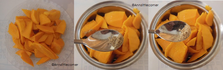 How to make Aamras / Mango Pulp - Step 1