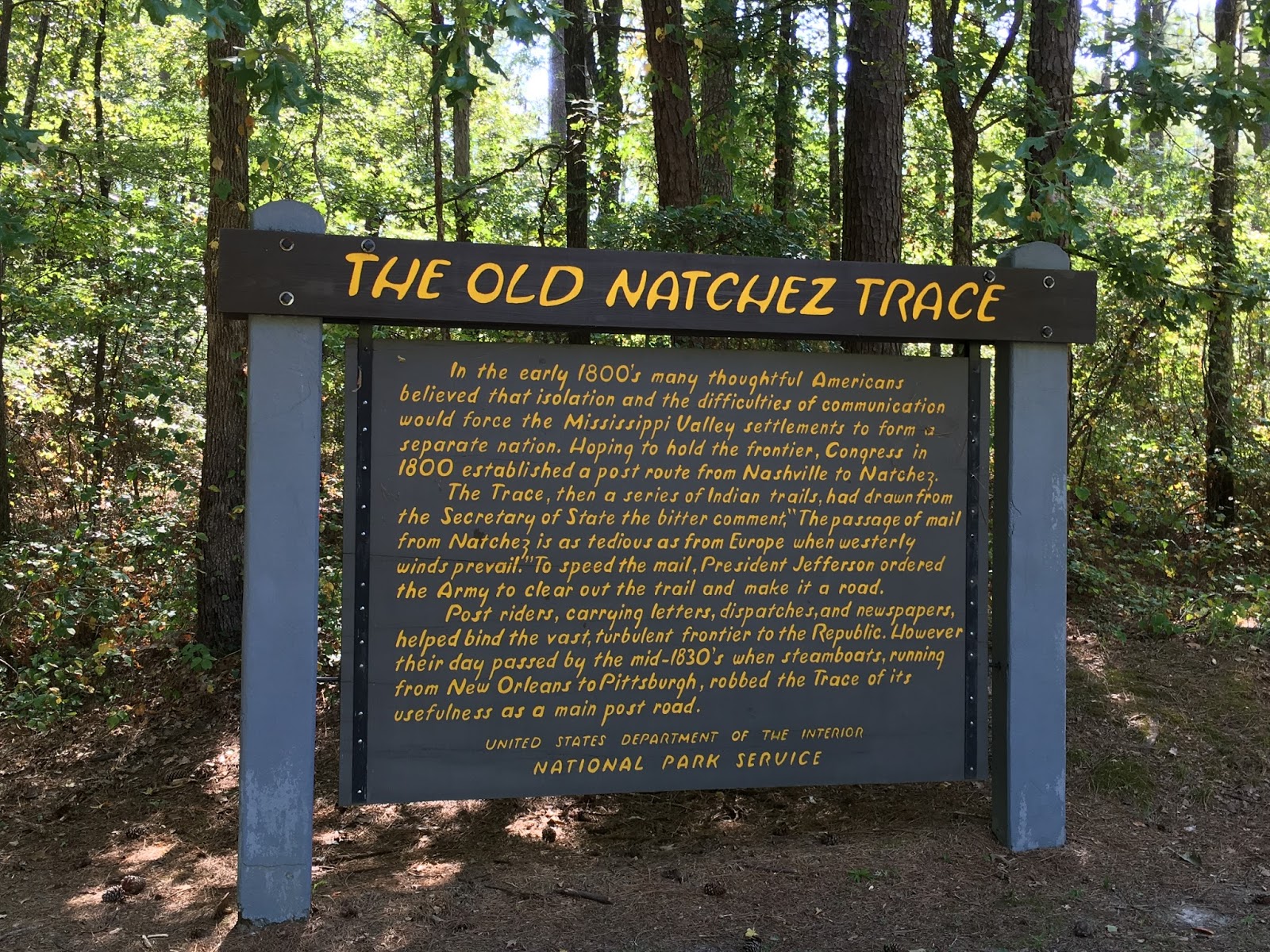 A Catholic Priest in Mississippi Natchez Trace Jackson to Tupelo