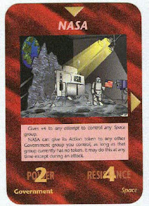 Illuminati Game Card - Moon Landing Hoax