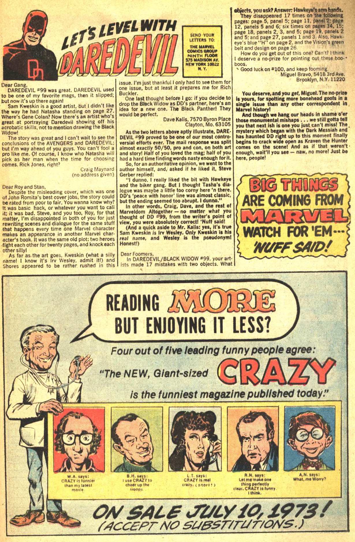 Read online Daredevil (1964) comic -  Issue #103 - 22