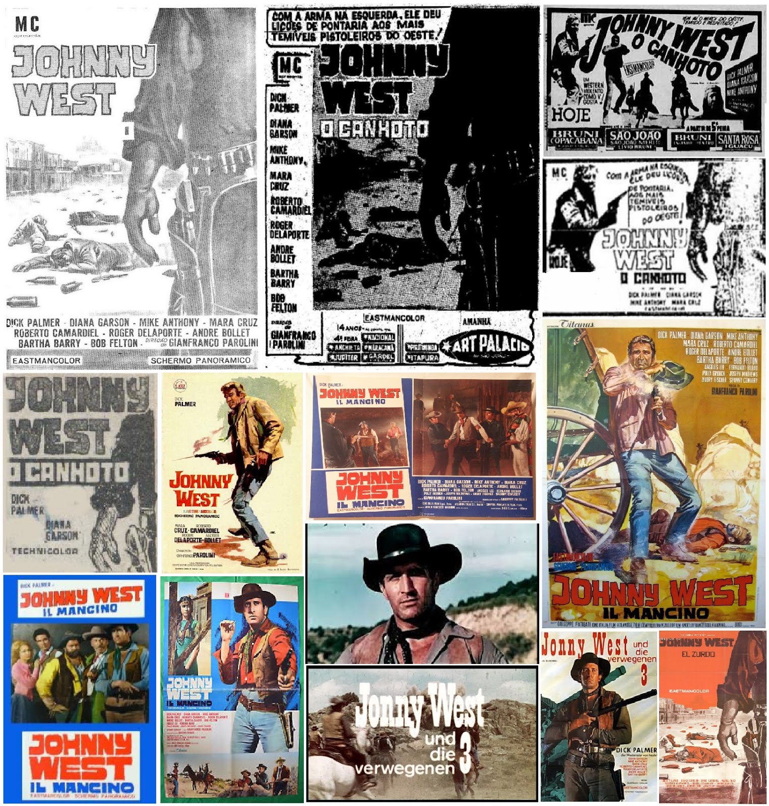 O Euro Western no Brasil JOHNNY WEST, O CANHOTO