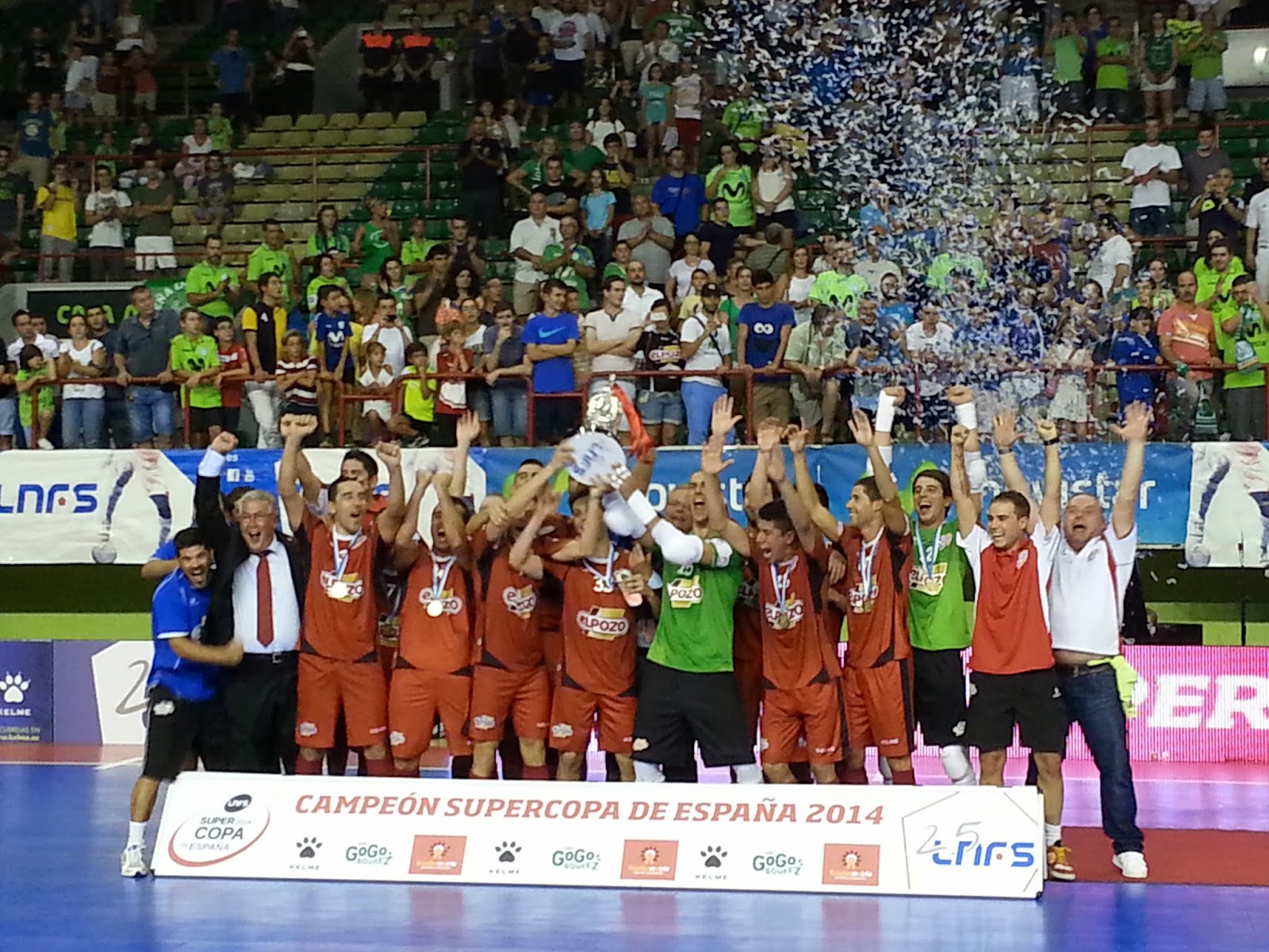 ElPozo Murcia campeón de la XXV Supercopa de España tras batir a Inter Movistar (3-5) - Nueva ...