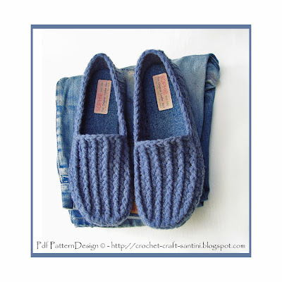 Craft:  slippers SHOES Crochet SLIPPERS HOUSE CROCHET HIS  SPECIAL & HIM! for FOR  him