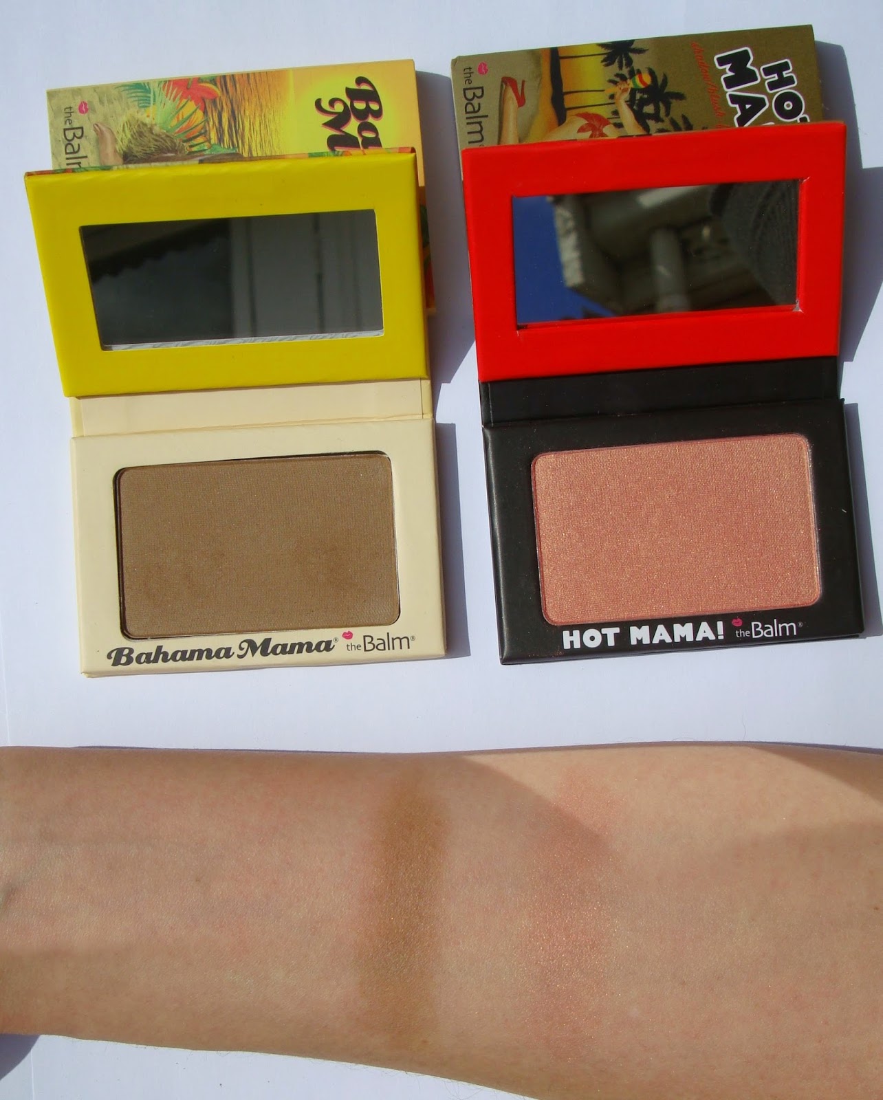 morder Stranden klodset little white truths: theBalm Bahama Mama Bronzer and Hot Mama Blush - review