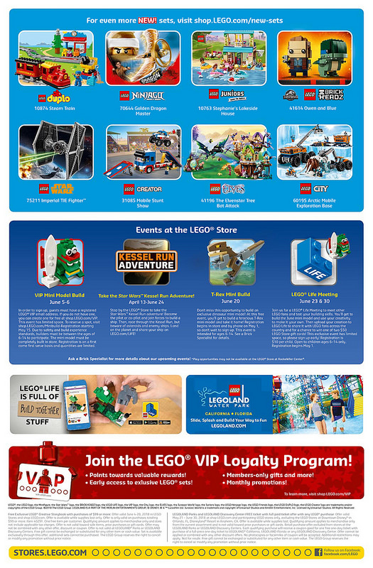 AnJ's Brick Blog Lego June 2018 Promotional Calendar Released!