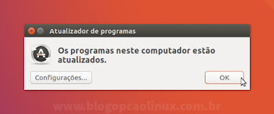 Atualizador de programas do Ubuntu Atualizador de programas do Ubuntu