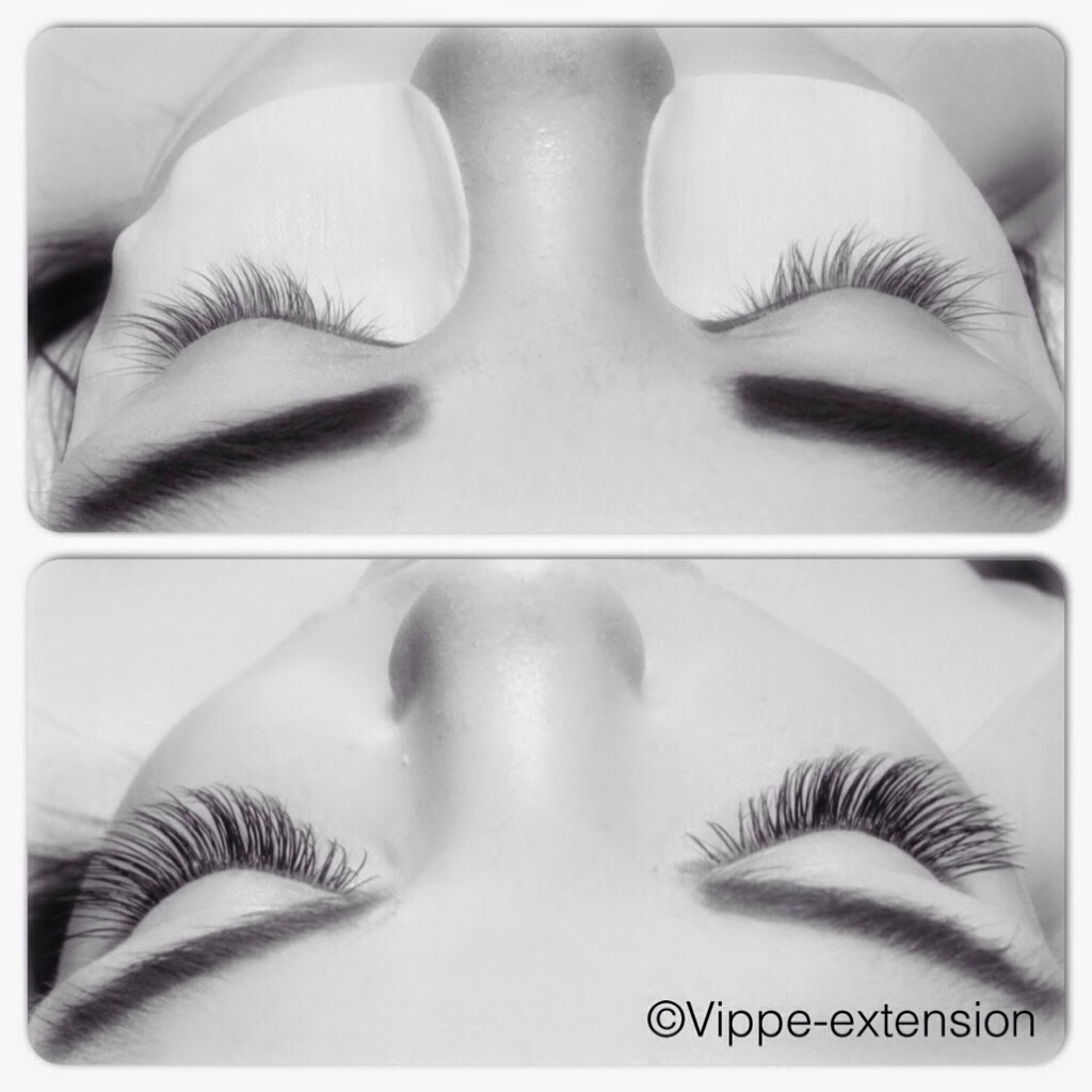 VIP extensions Etter Vippe extensions prosedyre