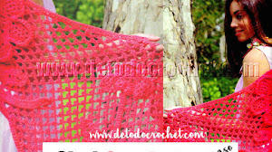 Chal Calado de Algodón a Crochet / Paso a paso