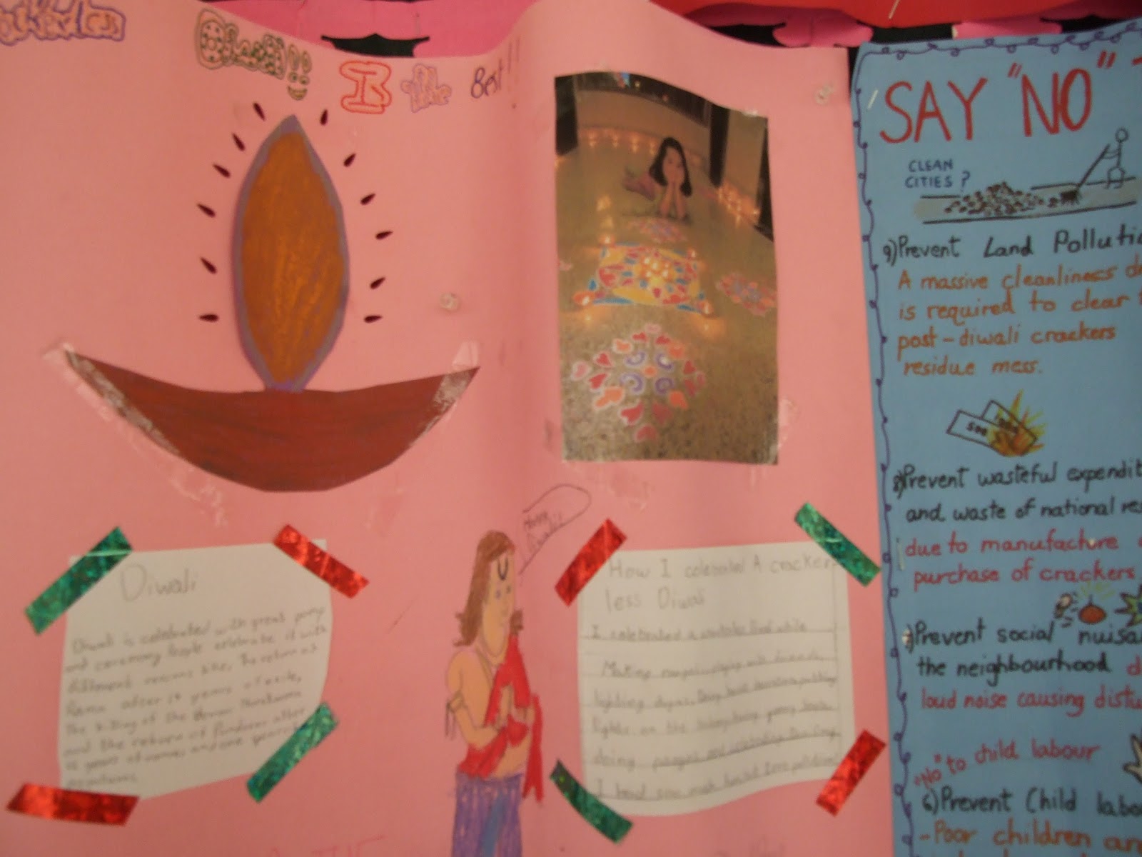 The INQUIRERS Grade 3z Reflections Celebrating crackerless Diwali