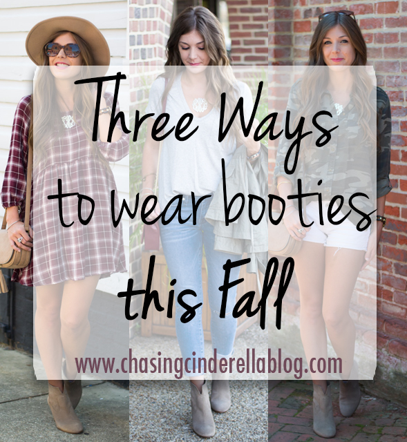 3 ways to wear booties this fall