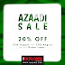 Go Green with our Azaadi Sale!!