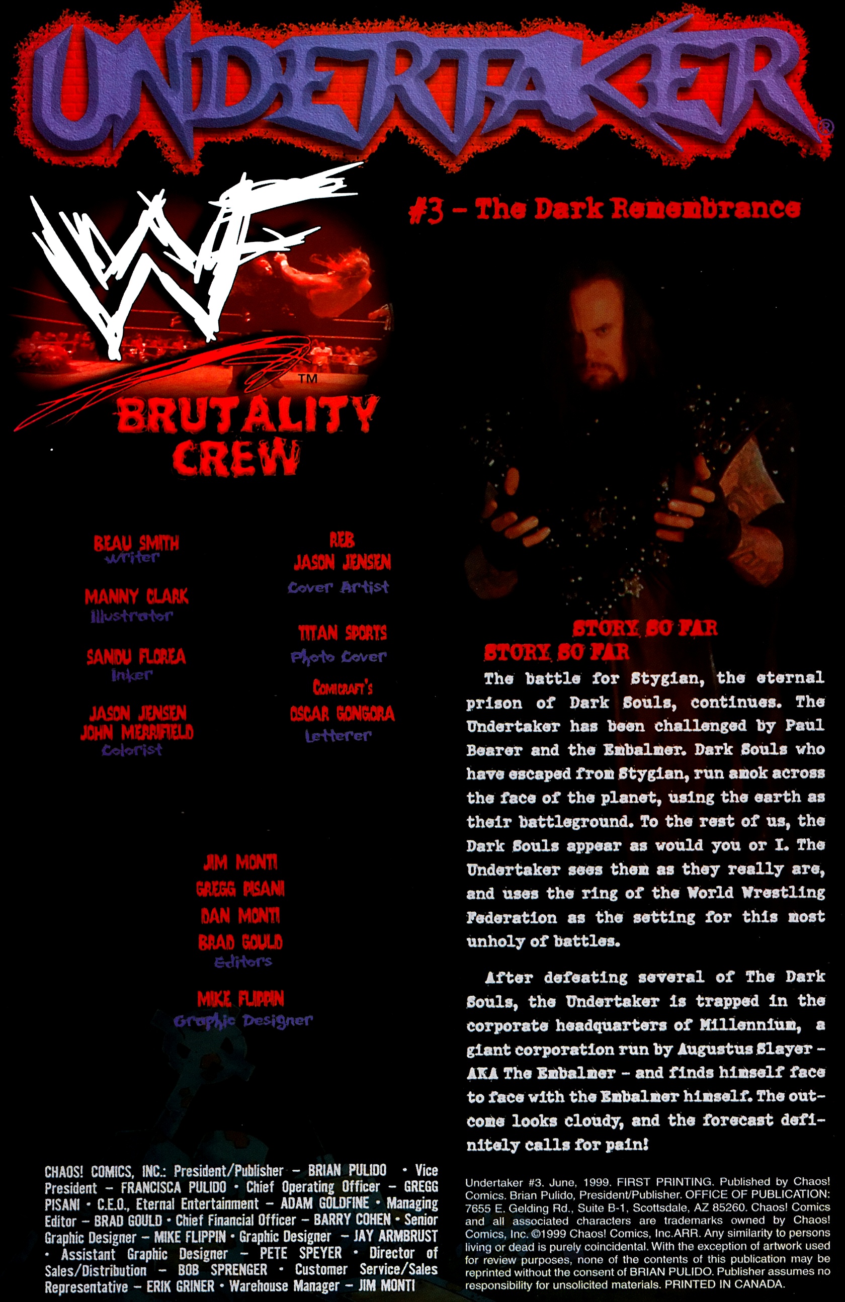 Read online Undertaker (1999) comic -  Issue #3 - 3