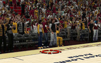 NBA 2K13 Cleveland Cavaliers Crowd Fix