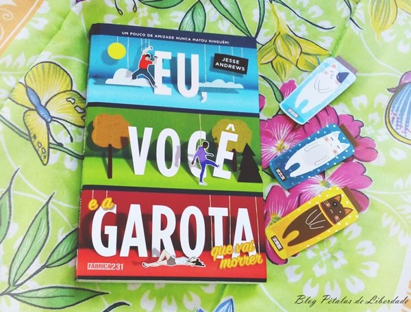 Capa do livro Eu, você e a garota que vai morrer Capa, livro, Eu-você-e-a-garota-que-vai-morrer, Jesse-Andrews, fabrica231,