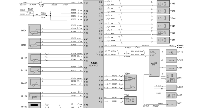 Маз edc7uc31 схема распиновка