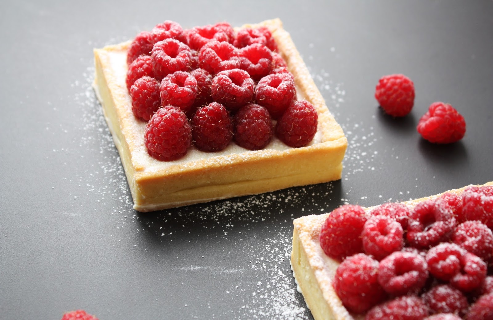 Frenchymilie: Tartelettes framboises et chocolat blanc.