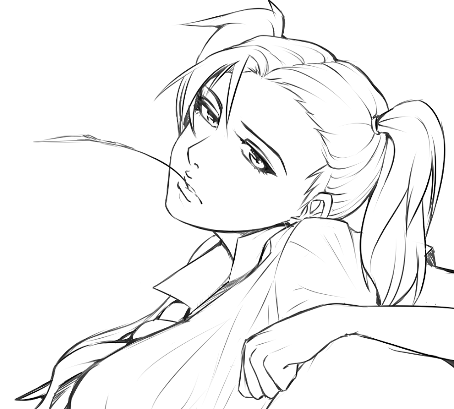 Алиса двачевская рисунок карандашом