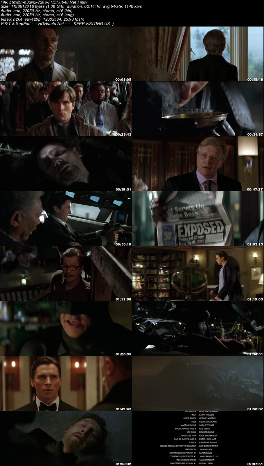 Batman Begins 2005 Hindi Dual Audio 480p BluRay 400MB Download