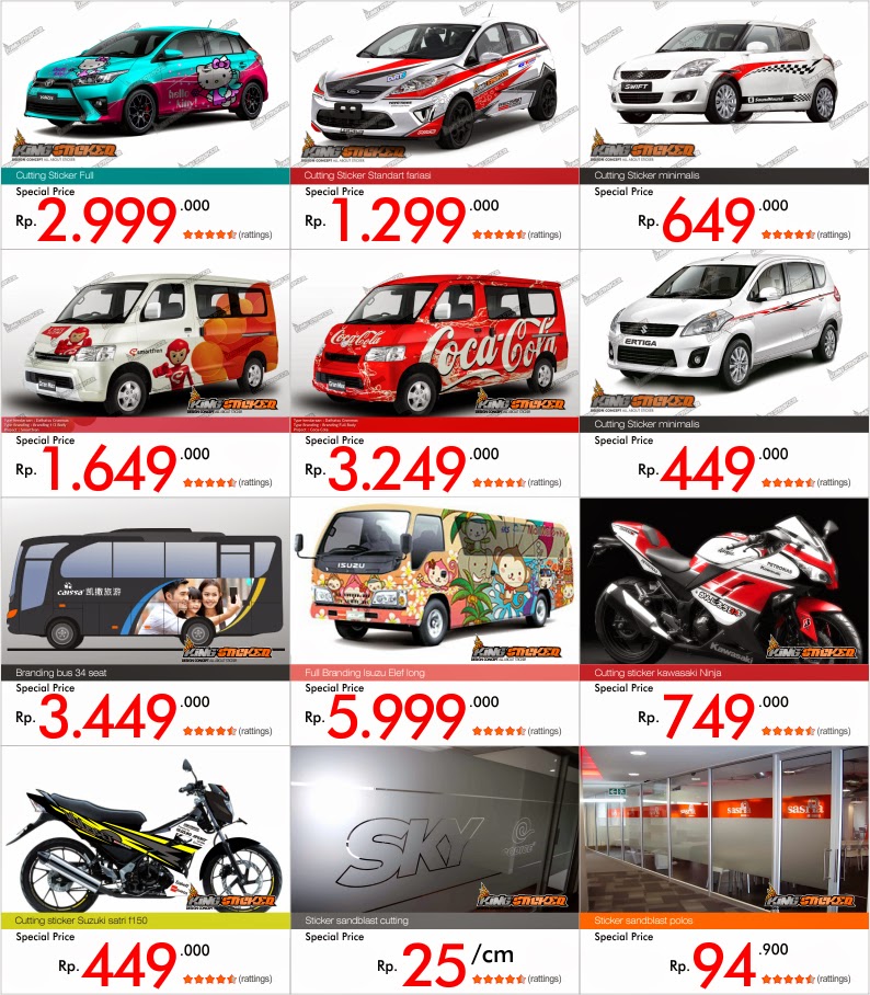 KATALOG PRICELIST KING STICKER  King Sticker bali