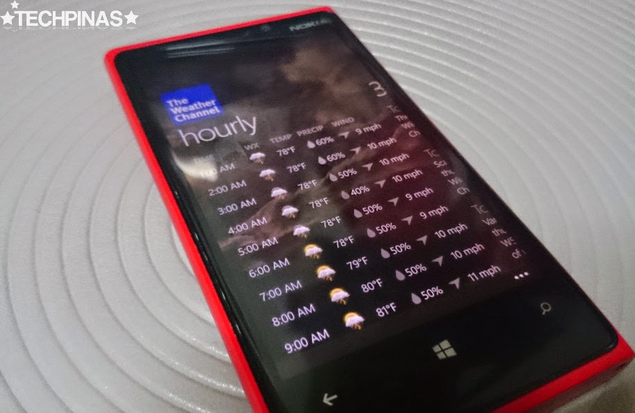 Windows Phone Apps for Rainy Season