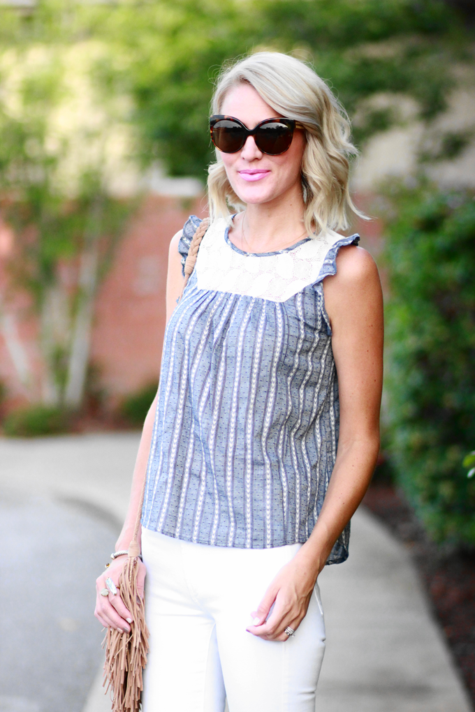 Belle de Couture: Striped Chambray