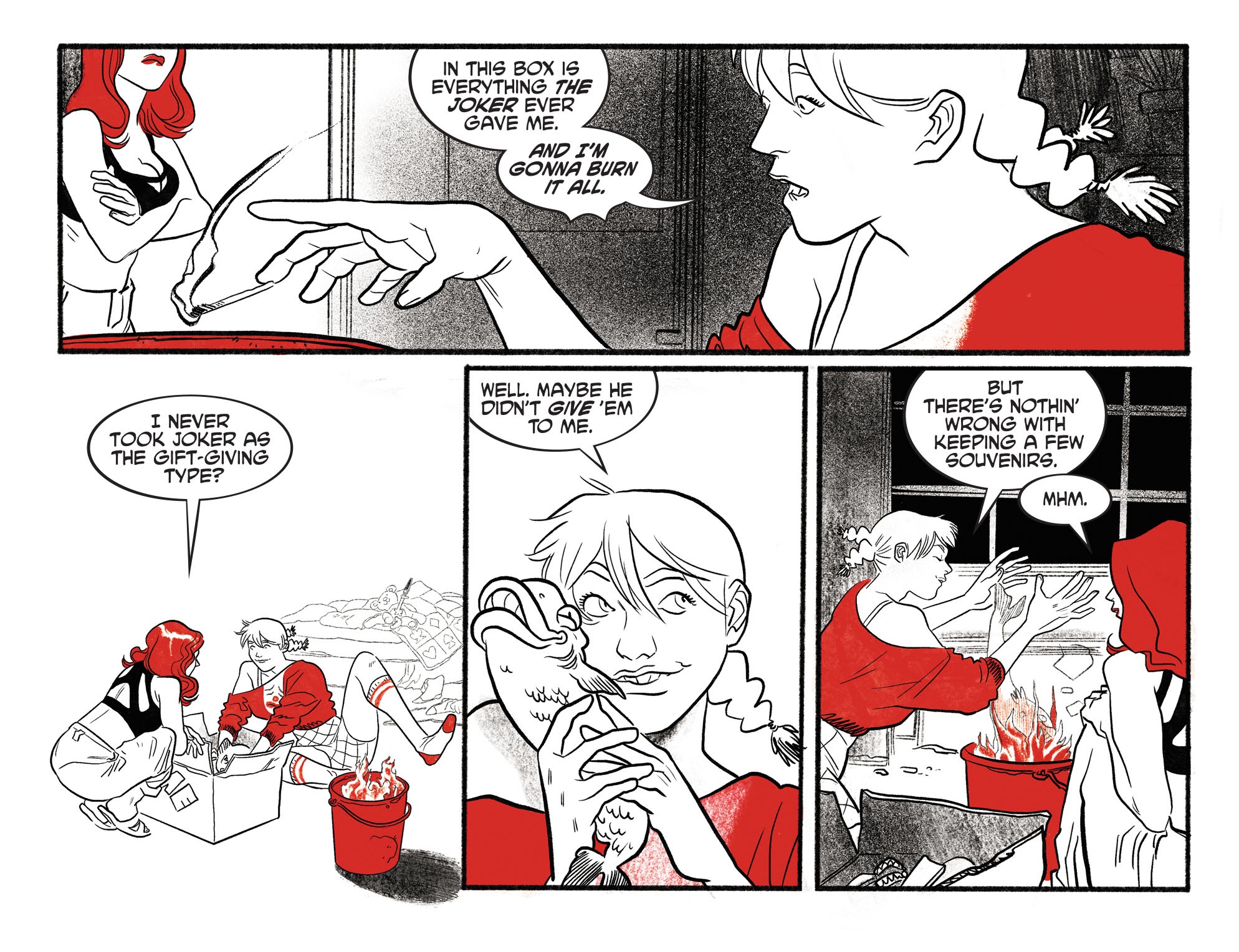 Read online Harley Quinn Black   White   Red comic -  Issue #7 - 7