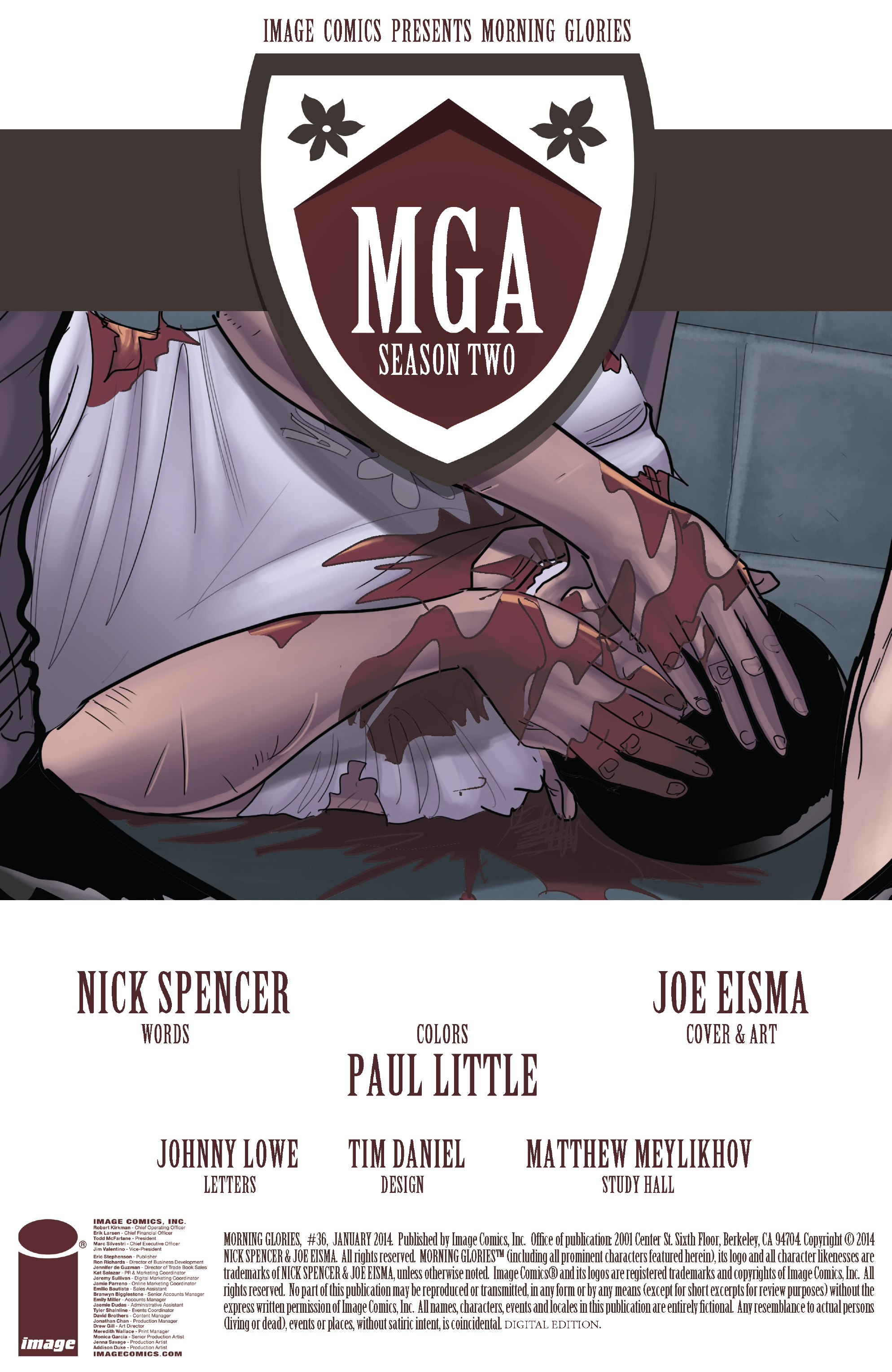 Read online Morning Glories comic -  Issue #36 - 2