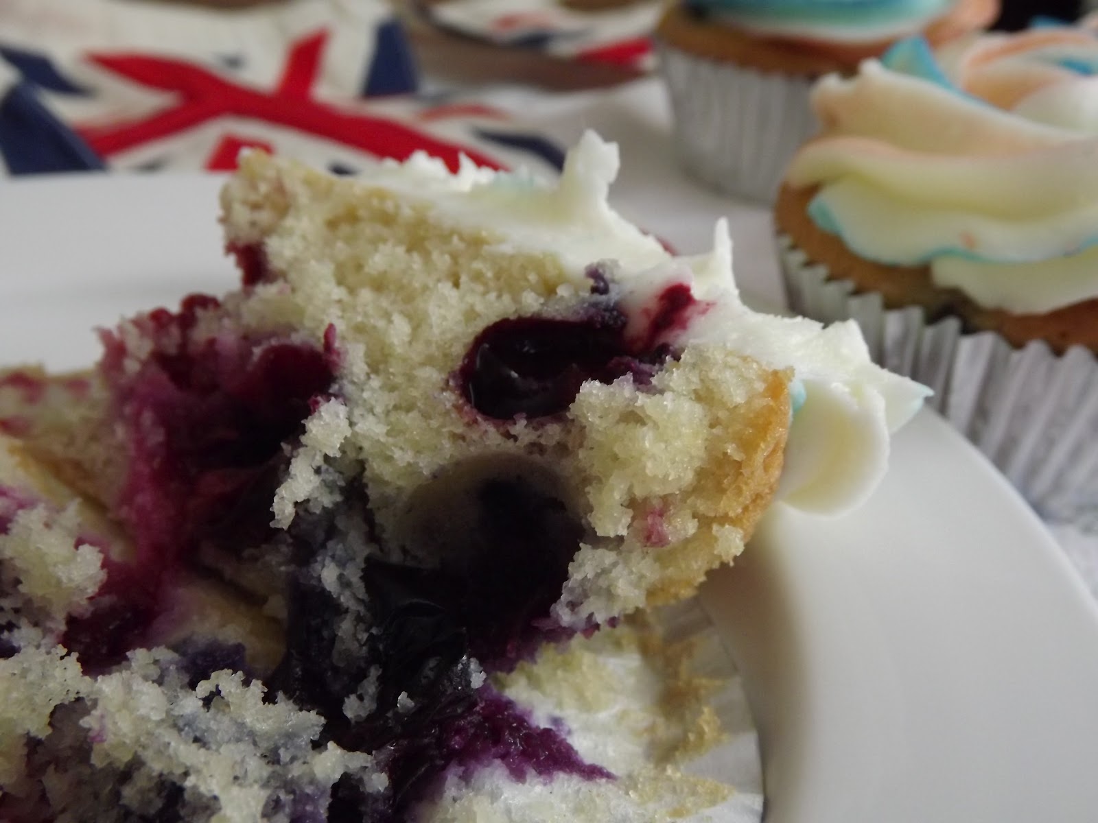 Jubilee Rose Berry Cupcakes