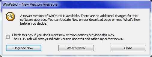WinPatrol New Version Available
