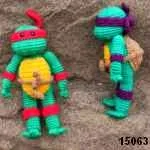 patron gratis tortugas ninja amigurumi, free amigurumi pattern ninja turtles