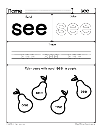 I see colors. I see задания. I can see задания. Sight Words for Kids. See Worksheet.