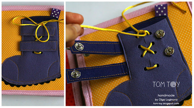 Little quiet books for Aya Handmade by TomToy