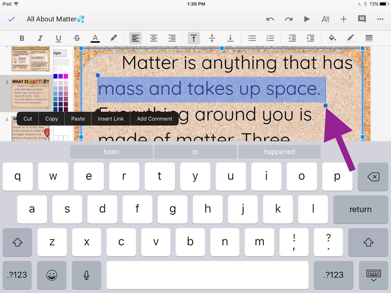 Using Activities in Google Slides™ on an iPad The Techie Teacher®