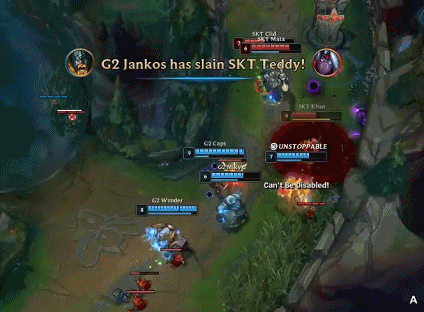 바텀 한타에서 이득 보는 SKT.gif | 인스티즈