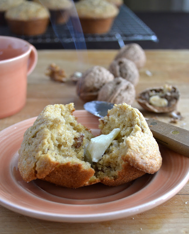 parsnip walnut muffins