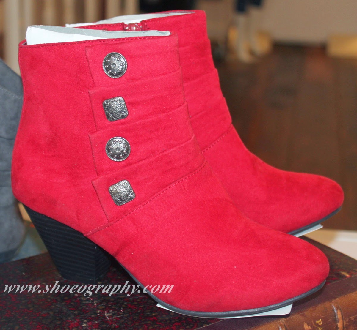 Shoe of the Day Covington Susan Microsuede Ankle Boot SHOEOGRAPHY