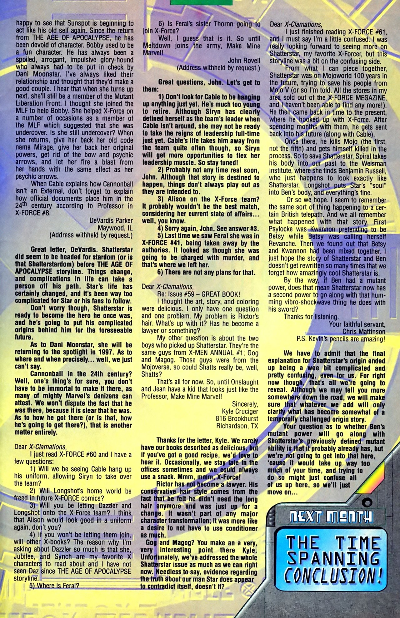 Read online X-Force (1991) comic -  Issue #63 - 35