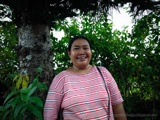 Woman Traveler Laughing In The Garden Under The Tree North Bali Indonesia