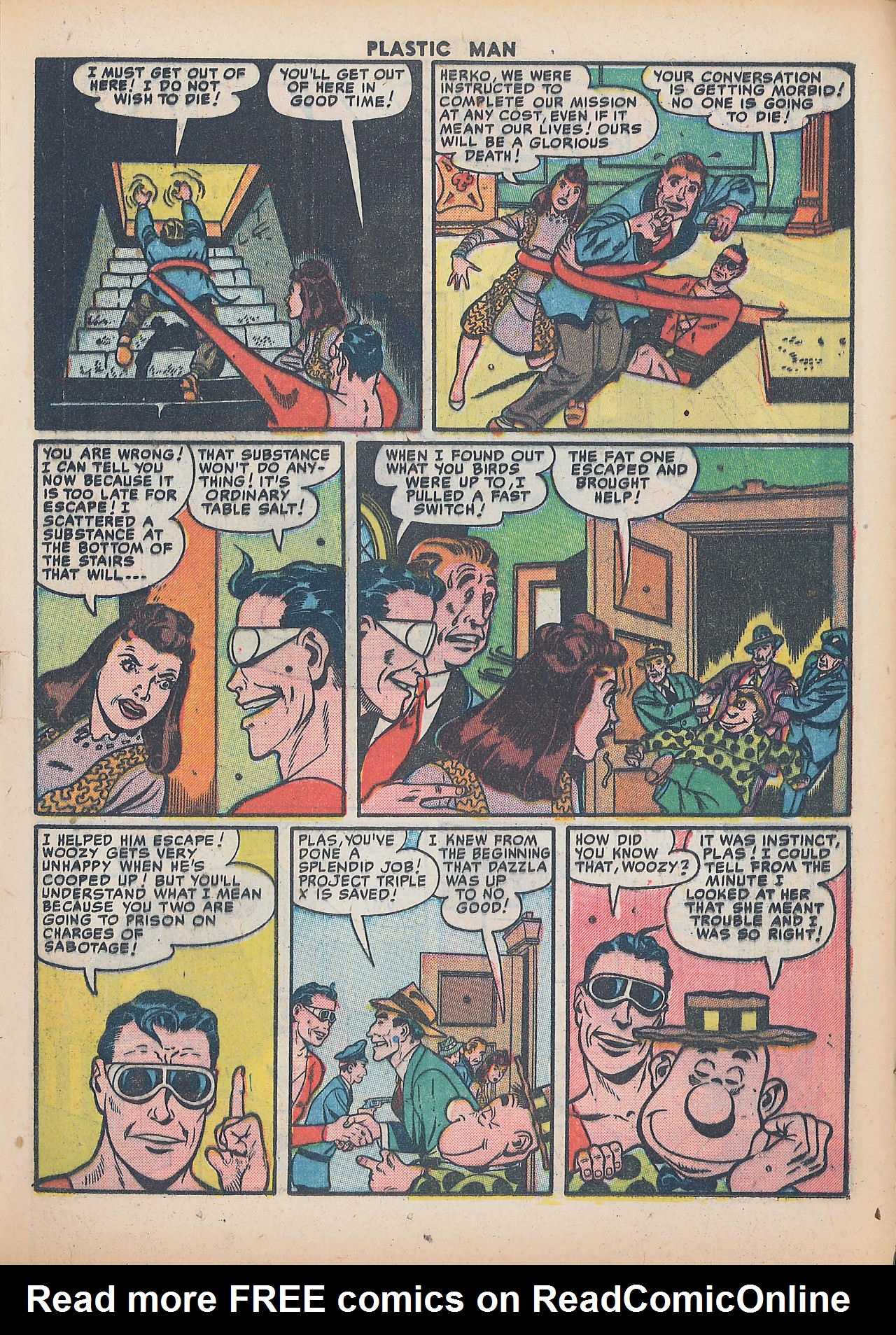 Read online Plastic Man (1943) comic -  Issue #30 - 25