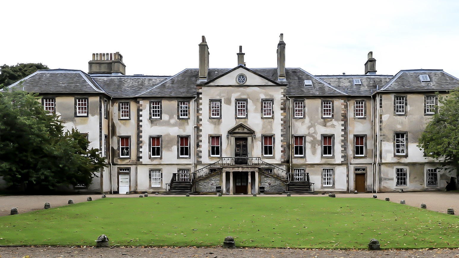 Old Age Travellers. Newhailes House. Musselburgh, Scotland.