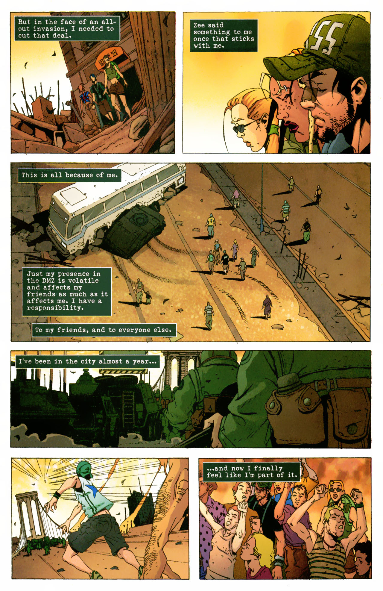 Read online DMZ (2006) comic -  Issue #10 - 14