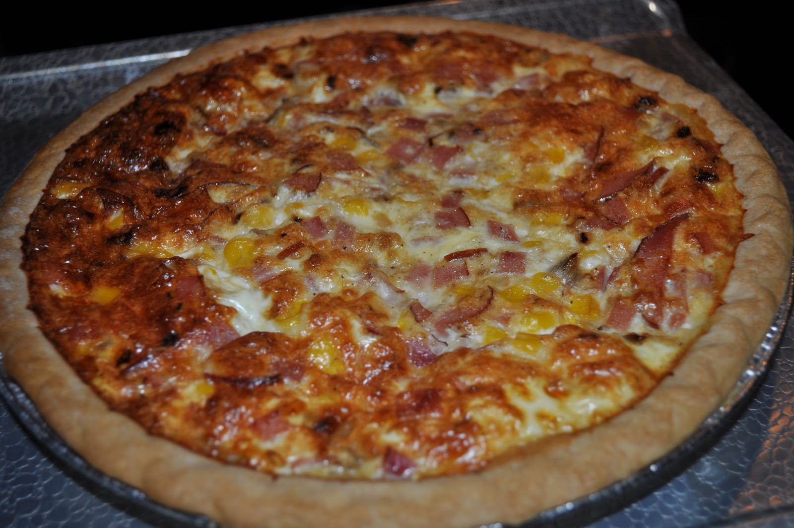 Life in my Kitchen...and beyond 870 Ham and Corn Quiche