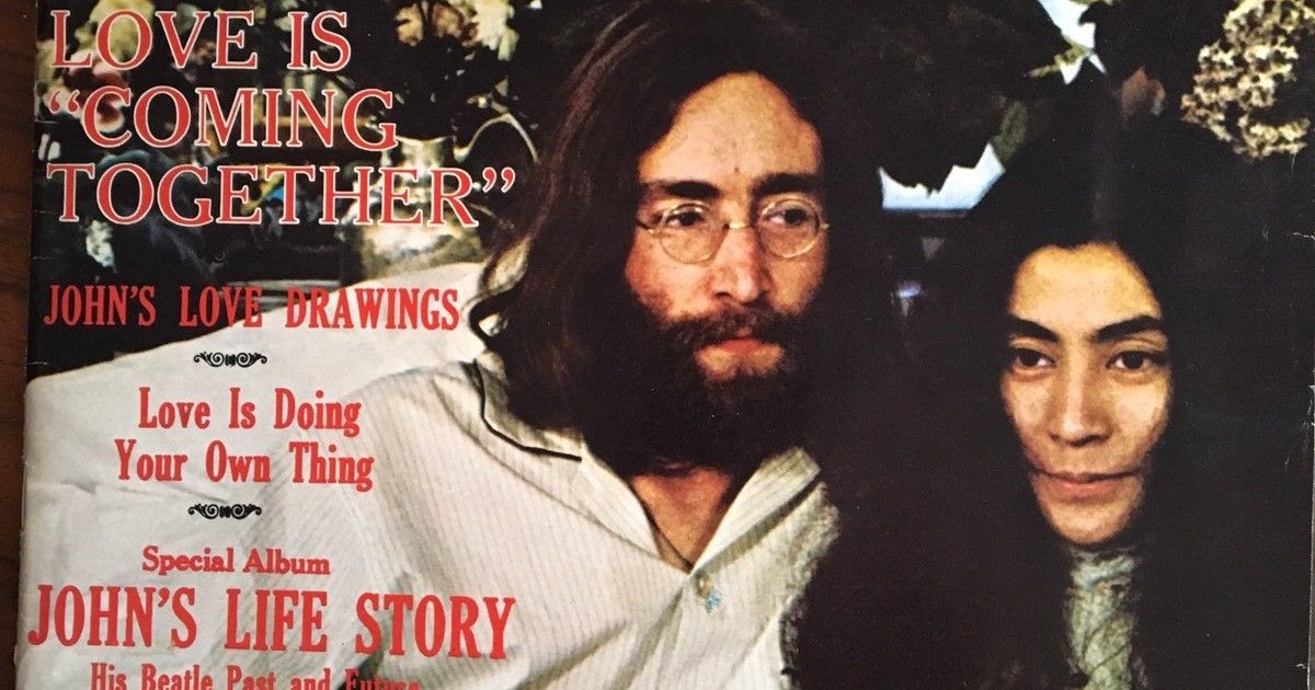 Vintage John and Yoko