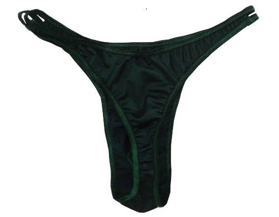 FASHION CARE 2U: UM131-2 Dark Green Sexy Men's Underwear Brief T-Back Thong